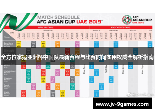 全方位掌握亚洲杯中国队最新赛程与比赛时间实用权威全解析指南 全方位掌握亚洲杯中国队最新赛程与比赛时间实用权威全解析指南